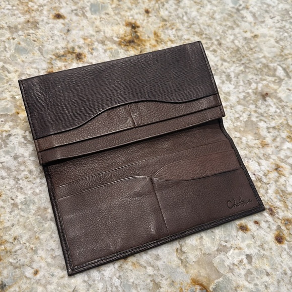Cole Haan Long leather wallet/ checkbook holder - Picture 2 of 4